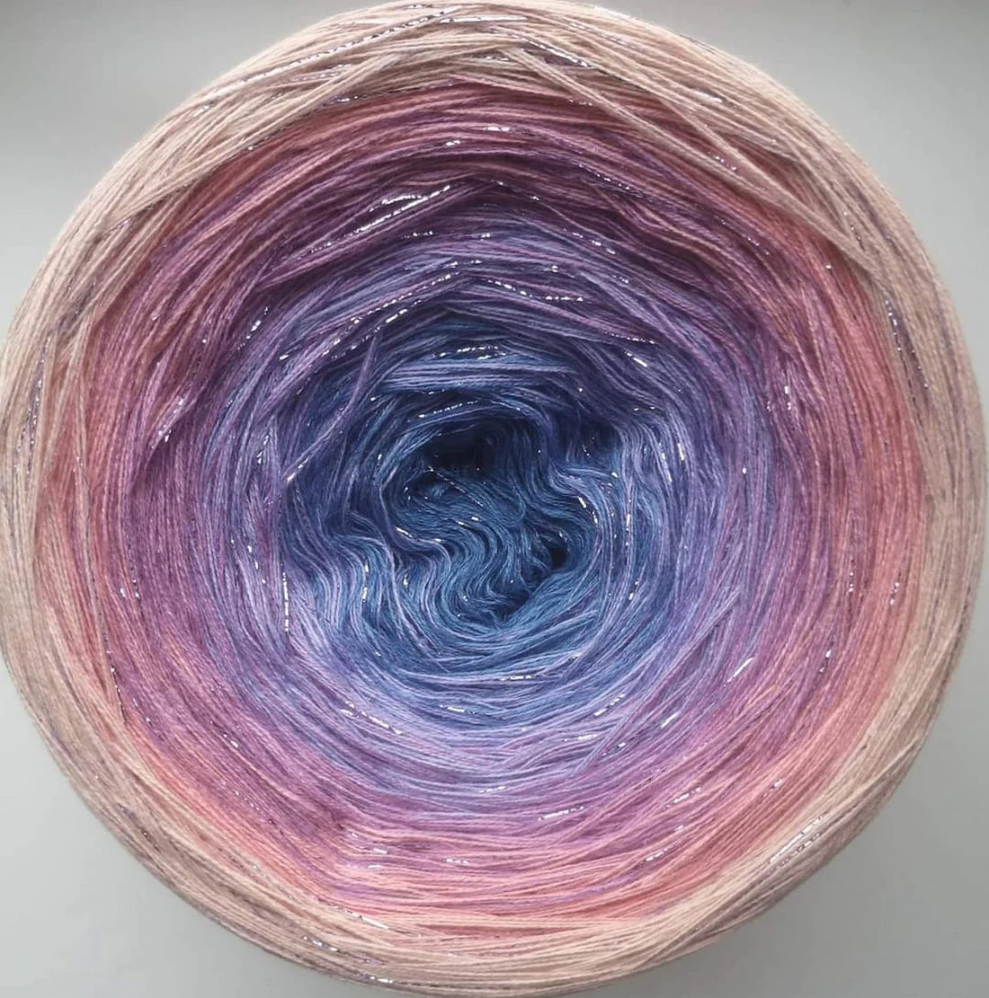 Cotton/Acrylic Ombre Yarn Cake  Gradient Cake Yarn. CA171A