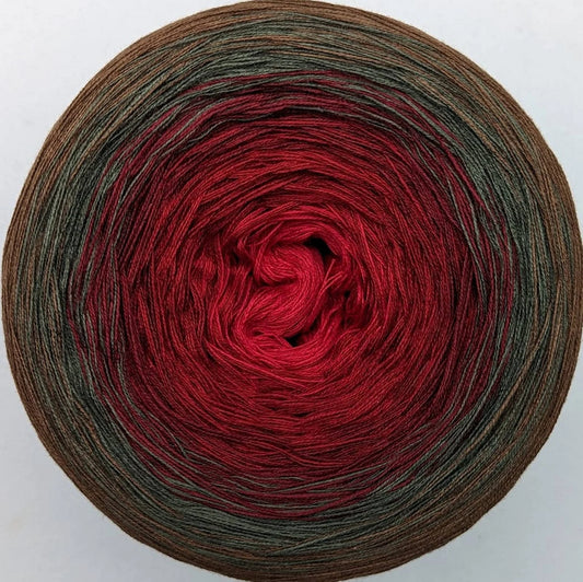 Cotton/Acrylic Ombre Yarn Cake Gradient Cake Yarn. CA 263
