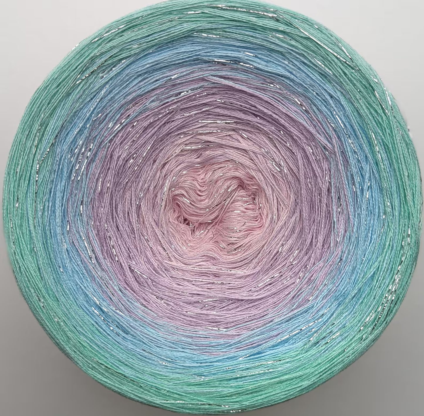 Cotton/Acrylic Ombre Yarn Cake  Gradient Cake Yarn. CA 52A