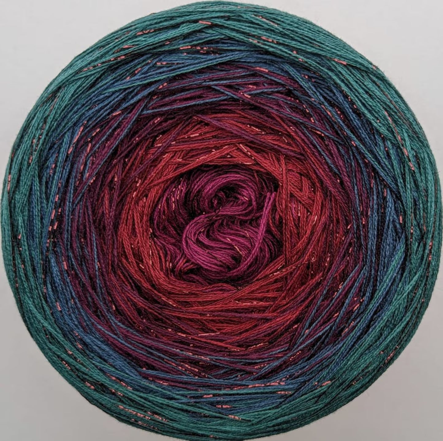 Cotton/Acrylic Ombre Yarn Cake  Gradient Cake Yarn. CA 433
