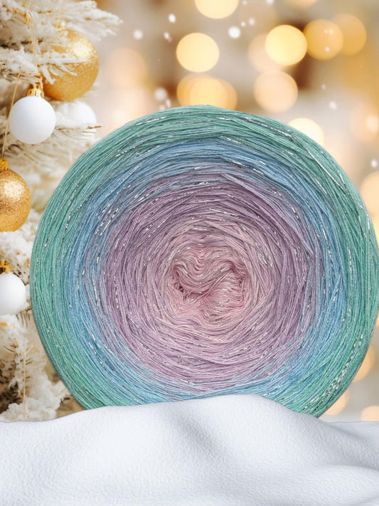 Cotton/Acrylic Ombre Yarn Cake  Gradient Cake Yarn. CA 52A