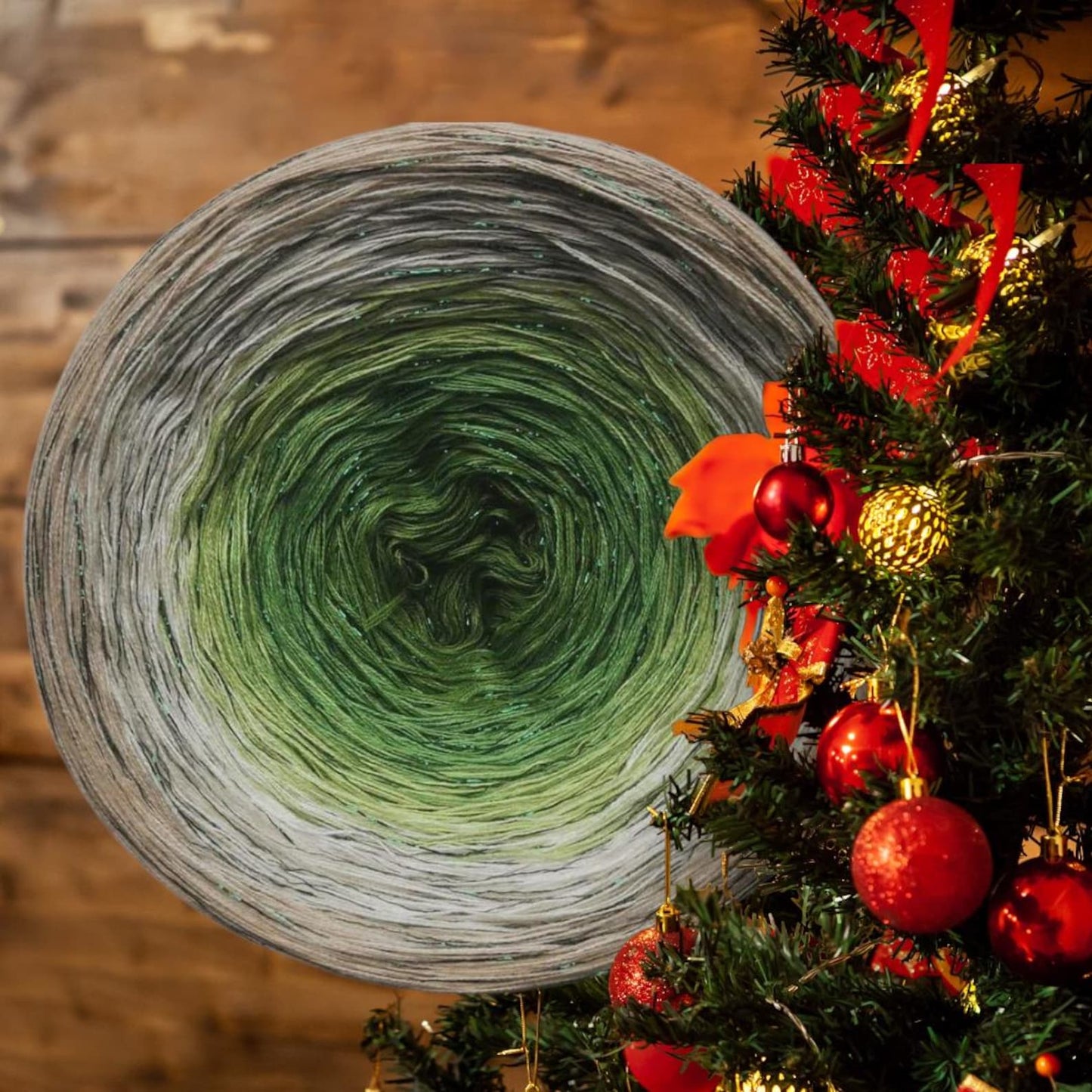 Cotton/Acrylic Ombre Yarn Cake  Gradient Cake Yarn. CA 145