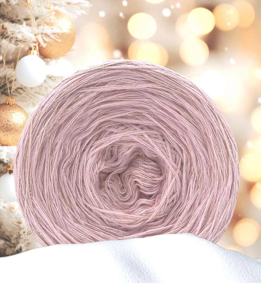 Solid Colour Yarn Cake with Lurex. CA 49L