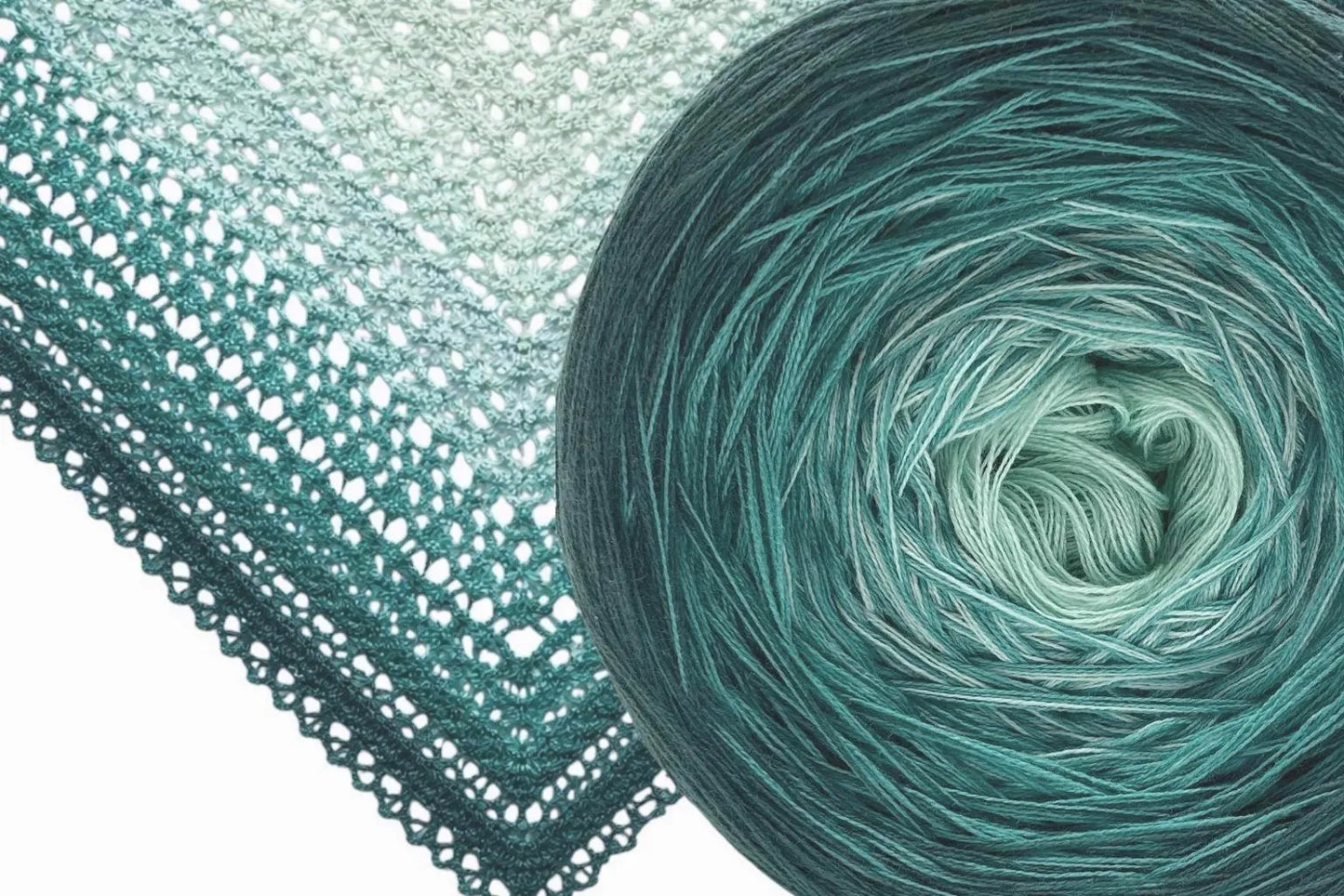 Cotton/Acrylic Ombre Yarn Cake Gradient Cake Yarn. CA 463
