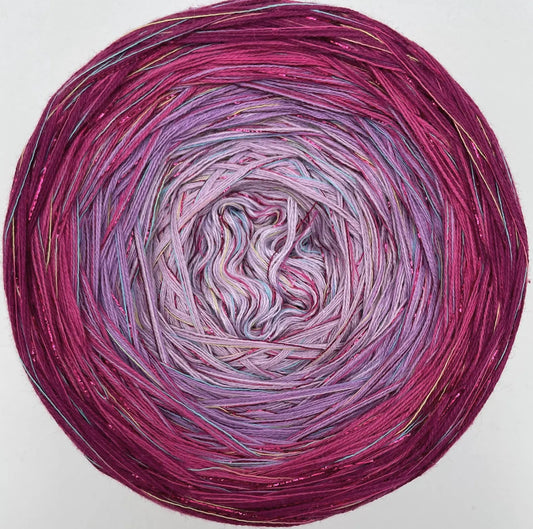 Yarn Cake with Multicolour Strand & Subtle Lurex Sparkle. ML5