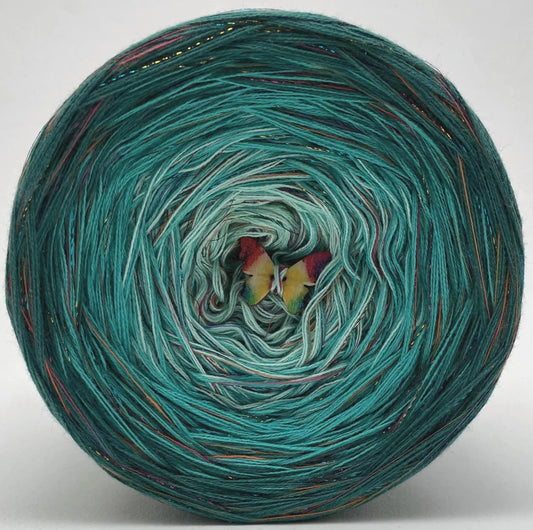 Yarn Cake with Multicolour Strand & Subtle Lurex Sparkle. ML2