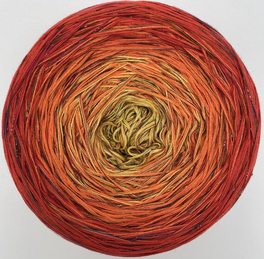 Yarn Cake with Multicolour Strand & Subtle Lurex Sparkle. ML1