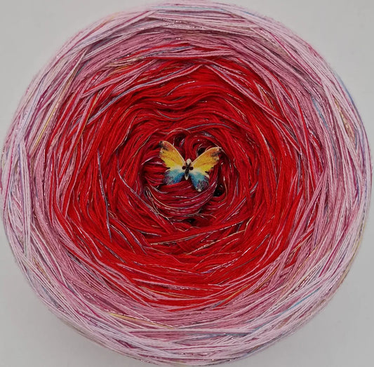 Yarn Cake with Multicolour Strand & Subtle Lurex Sparkle. ML3