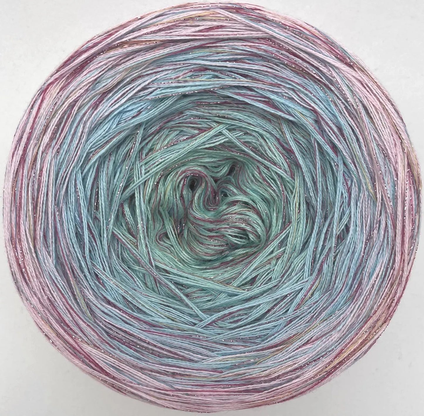 Yarn Cake with Multicolour Strand & Subtle Lurex Sparkle. ML8