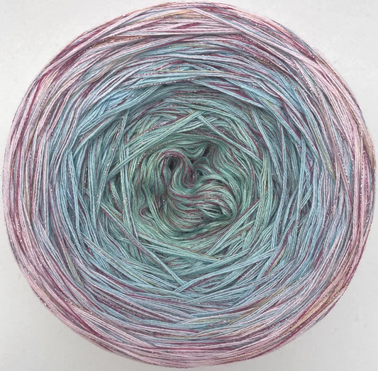 Yarn Cake with Multicolour Strand & Subtle Lurex Sparkle. ML8