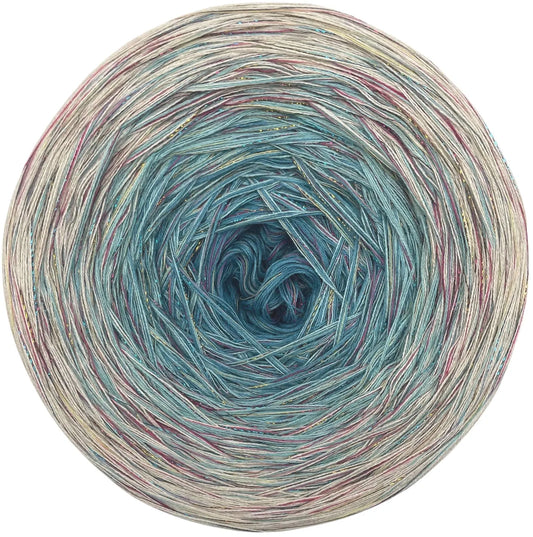 Yarn Cake with Multicolour Strand & Subtle Lurex Sparkle. ML 10