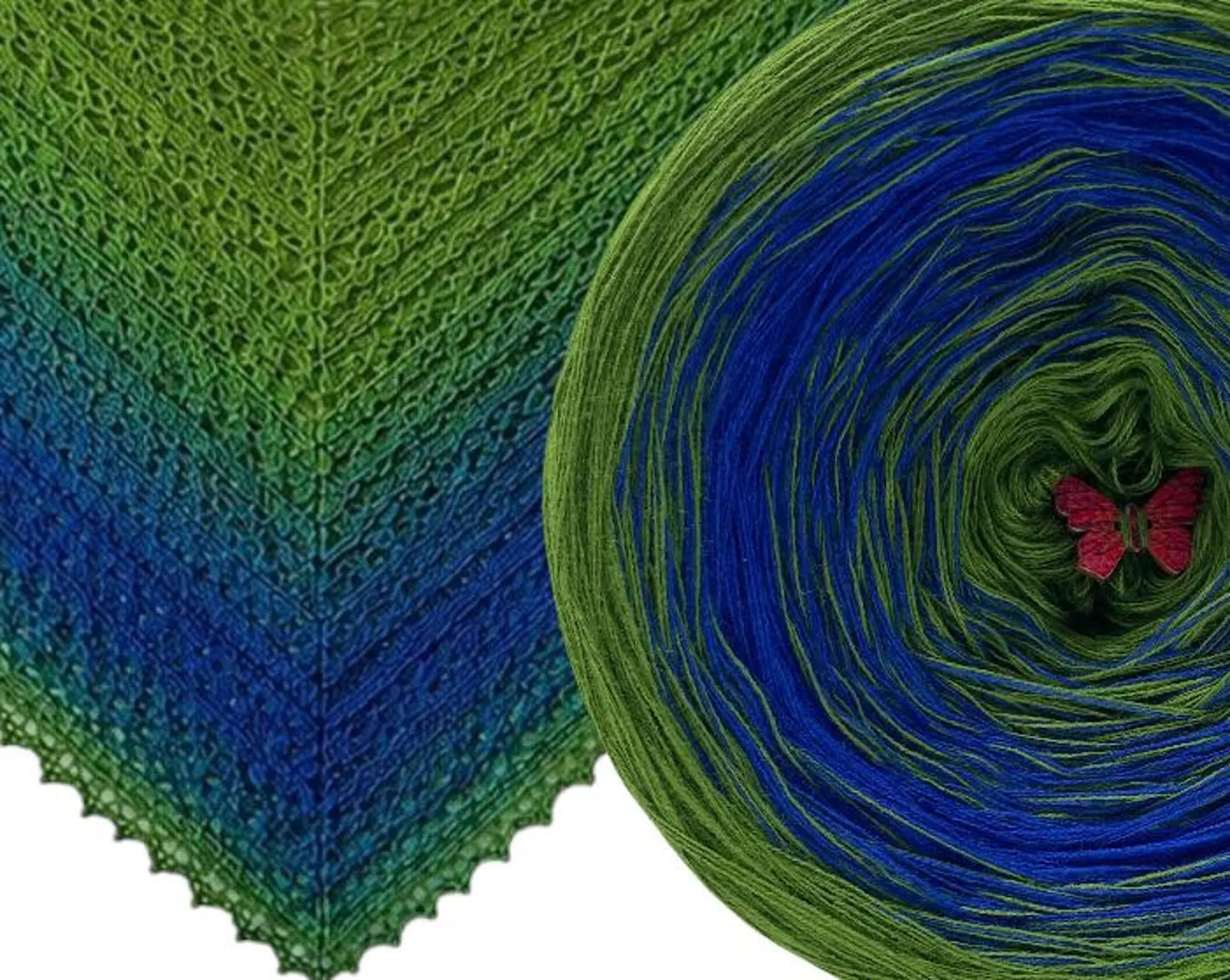 Cotton/Acrylic Ombre Yarn Cake Gradient Cake Yarn. CA 474