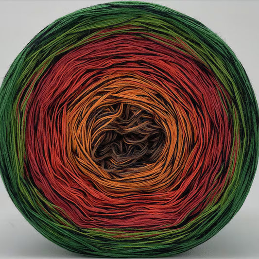 Cotton/Acrylic Ombre Yarn Cake Gradient Cake Yarn. CA 447