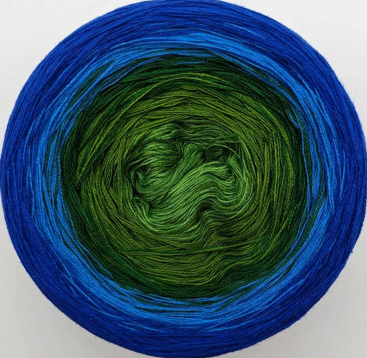 Cotton/Acrylic Ombre Yarn Cake Gradient Cake Yarn. CA 340