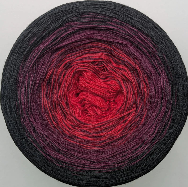 Cotton/Acrylic Ombre Yarn Cake Gradient Cake Yarn. CA 378