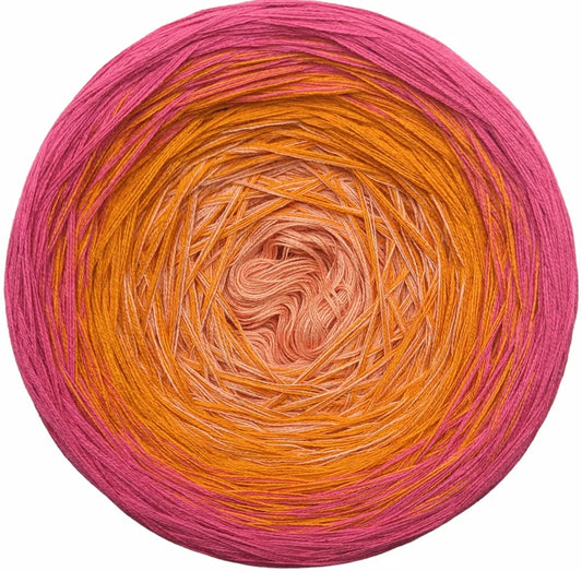 Cotton/Acrylic Ombre Yarn Cake Gradient Cake Yarn. CA 373