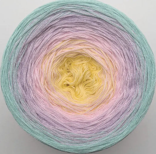 Cotton/Acrylic Ombre Yarn Cake Gradient Cake Yarn. CA 89