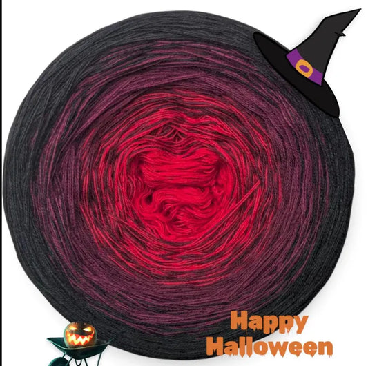 Cotton/Acrylic Ombre Yarn Cake Gradient Cake Yarn. CA 378