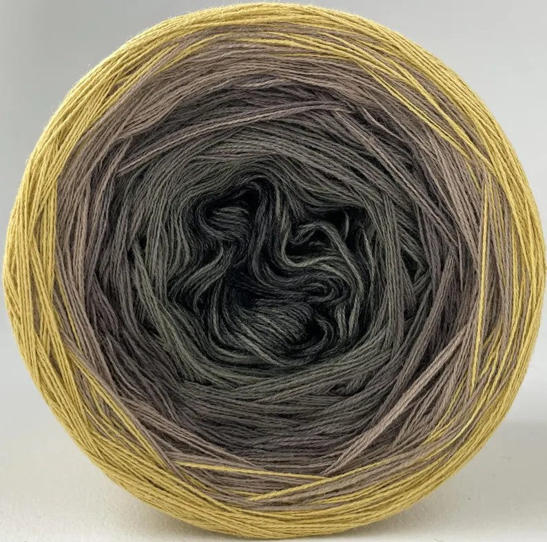 Cotton/Acrylic Ombre Yarn Cake Gradient Cake Yarn. CA 434