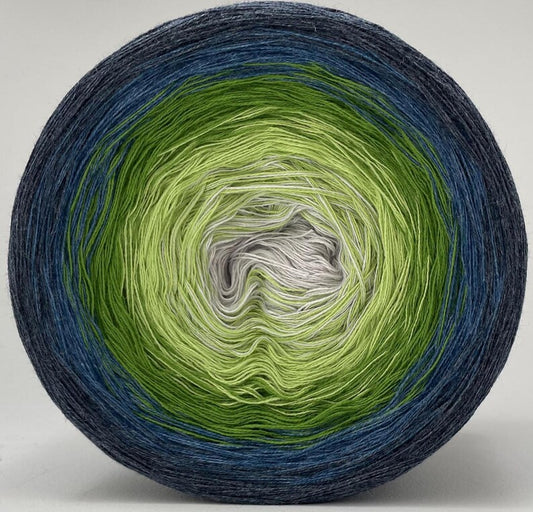 Cotton/Acrylic Ombre Yarn Cake Gradient Cake Yarn. CA 87