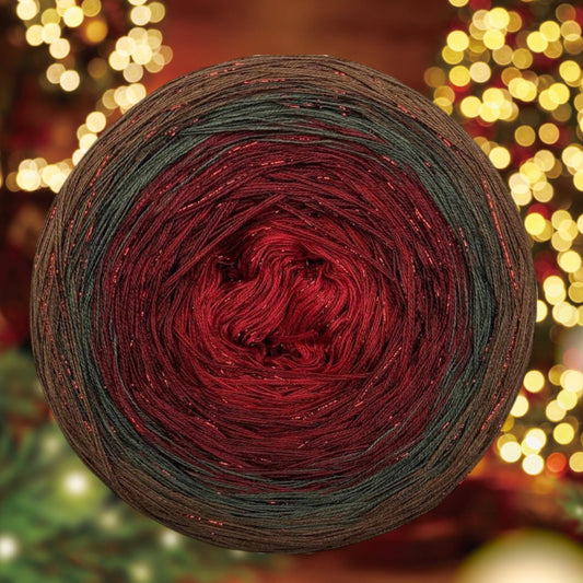 Cotton/Acrylic Ombre Yarn Cake  Gradient Cake Yarn. CA 263A