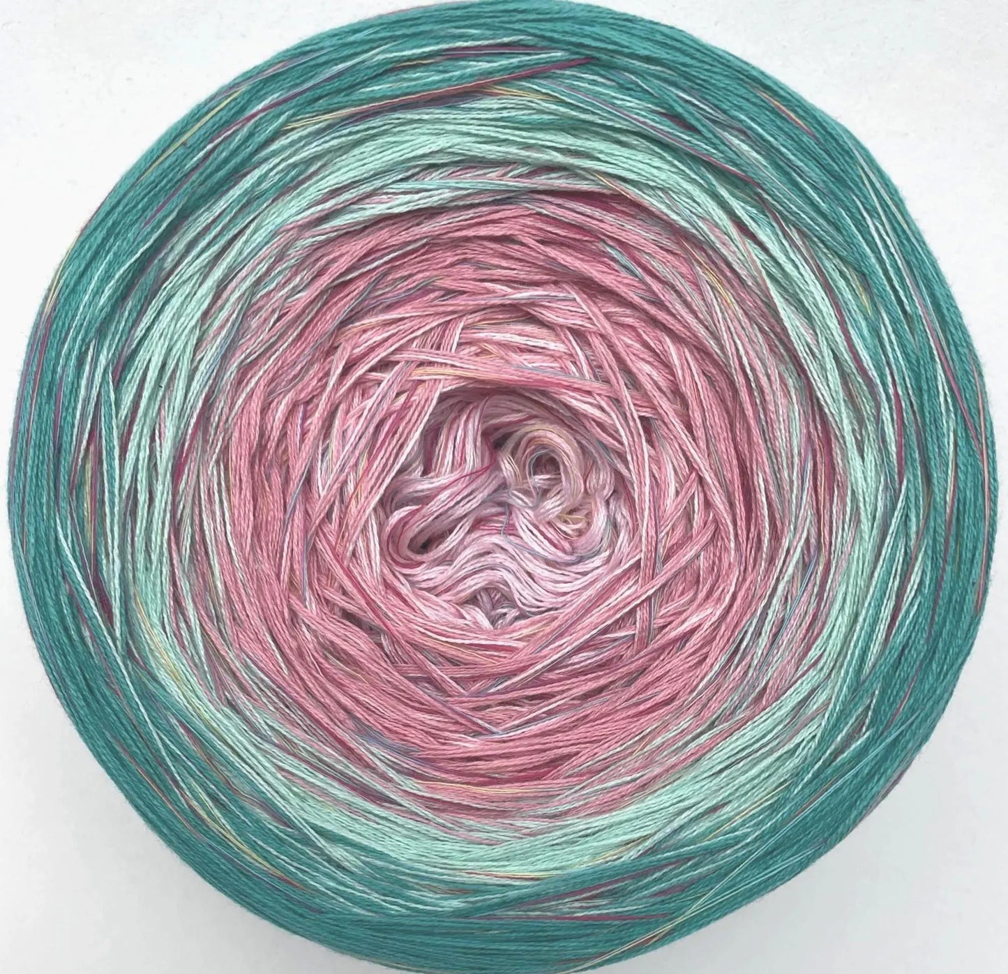 Cotton/Acrylic Ombre Yarn Cake  Gradient Cake Yarn. CA 446A